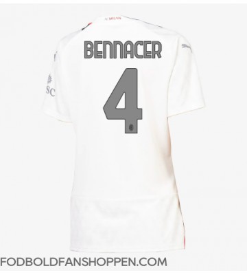 AC Milan Ismael Bennacer #4 Udebanetrøje Dame 2023-24 Kortærmet